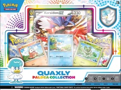 Pokemon Paldea Collection Pin Box - Quaxly (KORAIDON EX JUMBO CARD)